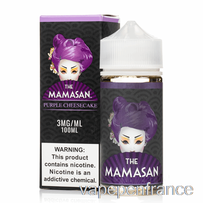 Cheesecake Violet - Le Mamasan - Stylo Vape 100 Ml 6 Mg